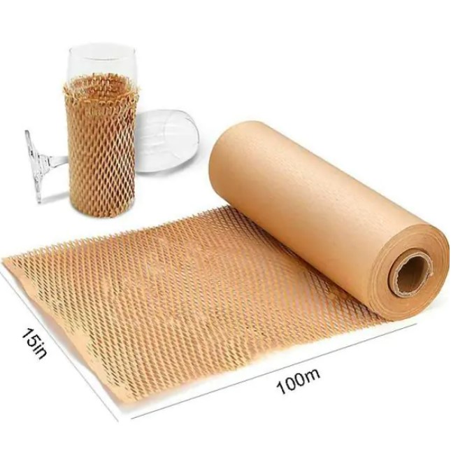 brown-80gsm-honey-comb-paper-cushioning-wrap-rolls-15inx100m