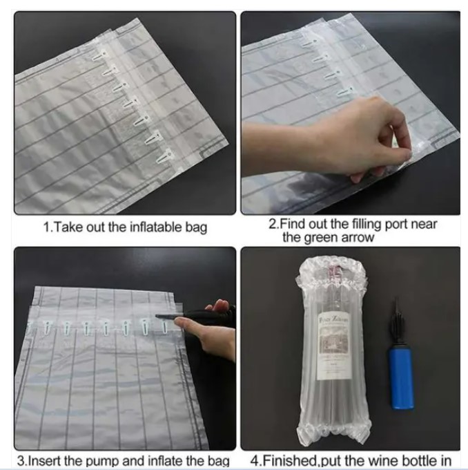 Inflatable air cushioning bags 180mmx230mm